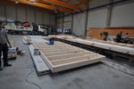 Beton Holz Hybridwand